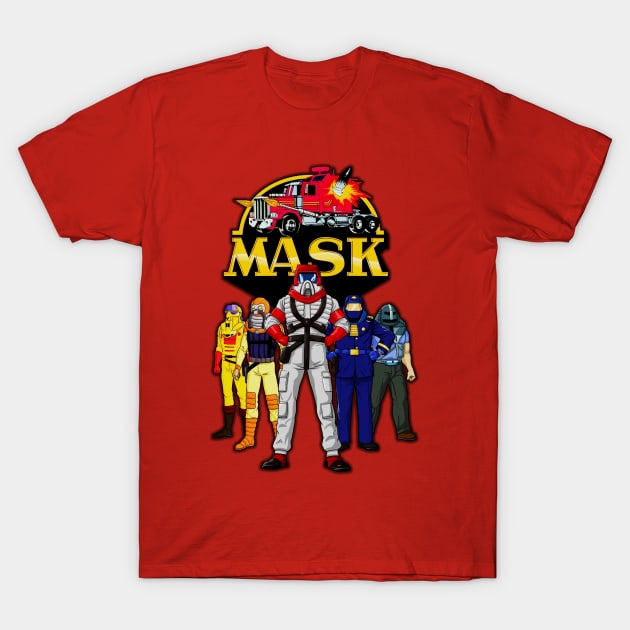 Mask T-Shirt by BigOrangeShirtShop